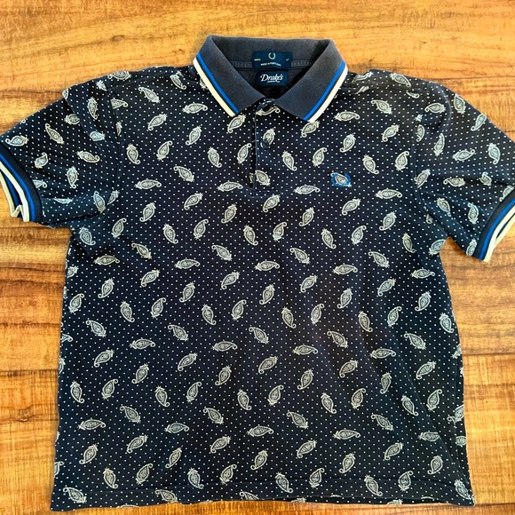 Fred Perry Other - Fred Perry x Drake’s London paisley polo shirt